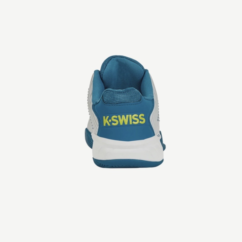 K-Swiss Hypercourt Express 2 Men's Tennis Shoe (Brilliant White/Celestial/Evening Primrose)