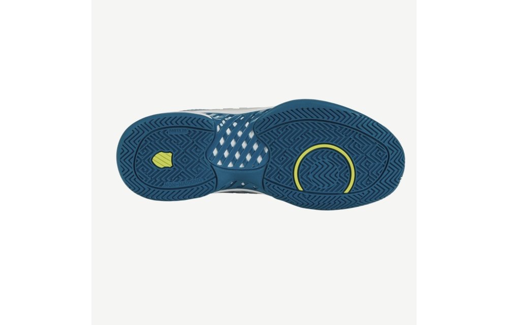 K-Swiss Hypercourt Express 2 Men's Tennis Shoe (Brilliant White/Celestial/Evening Primrose)