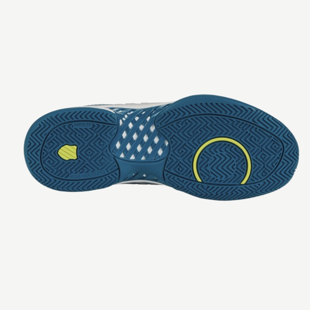 K-Swiss Hypercourt Express 2 Men's Tennis Shoe (Brilliant White/Celestial/Evening Primrose)