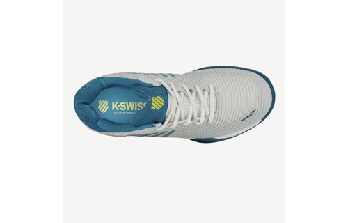 K-Swiss Hypercourt Express 2 Men's Tennis Shoe (Brilliant White/Celestial/Evening Primrose)