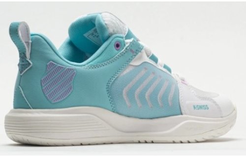 K-Swiss Ultrashot  Team Women's Tennis Shoe (White/Angel Blue)