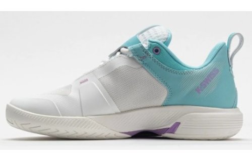 K-Swiss Ultrashot  Team Women's Tennis Shoe (White/Angel Blue)