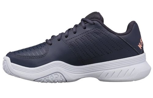 K-Swiss Court Express OMNI Junior Tennis Shoe (Grey/White/Orange)