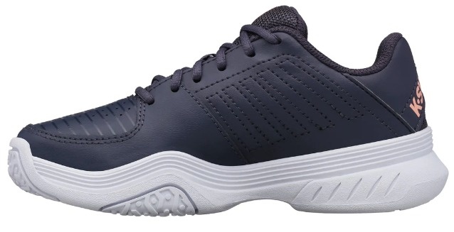 K-Swiss Court Express OMNI Junior Tennis Shoe (Grey/White/Orange)