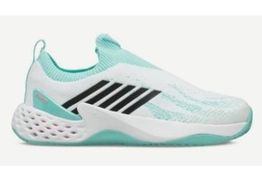 K-Swiss Aero Knit Women's Tennis Shoe (White/Blue/Pink)