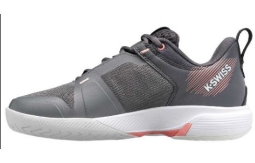 K-Swiss Ultrashot  Team Women's Tennis Shoe (Grey/Asphalt/Amber)
