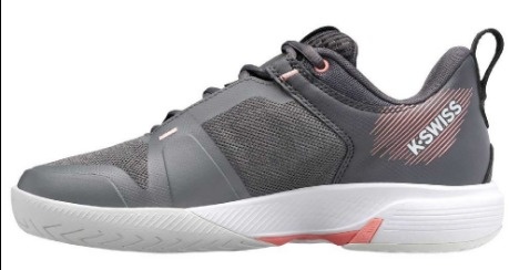 K-Swiss Ultrashot  Team Women's Tennis Shoe (Grey/Asphalt/Amber)