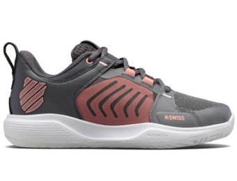 K-Swiss Ultrashot  Team Women's Tennis Shoe (Grey/Asphalt/Amber)