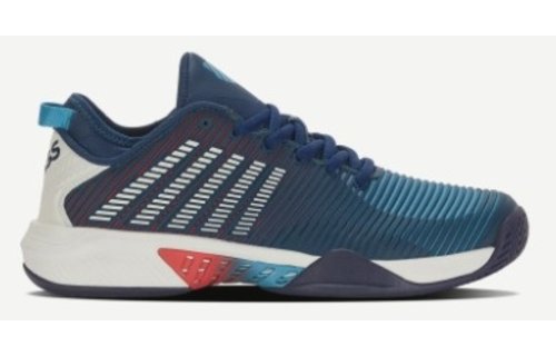 K-Swiss Hypercourt Supreme Men's Tennis Shoe (Opal/Blanc/Lollipop)