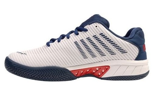 K-Swiss Hypercourt Express 2 Men's Tennis Shoe (Blanc/BlueOpal/Lollipop)