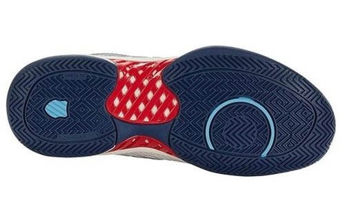 K-Swiss Hypercourt Express 2 Men's Tennis Shoe (Blanc/BlueOpal/Lollipop)