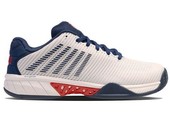 K-Swiss Hypercourt Express 2 Men's Tennis Shoe (Blanc/BlueOpal/Lollipop)