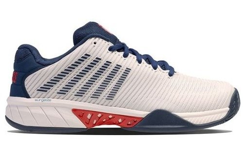 K-Swiss Hypercourt Express 2 Men's Tennis Shoe (Blanc/BlueOpal/Lollipop)