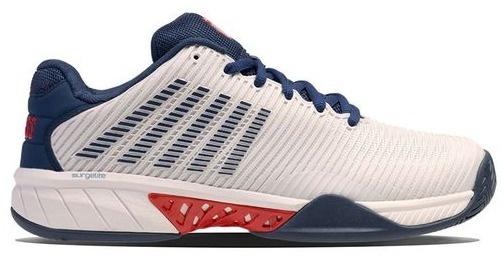 K-Swiss Hypercourt Express 2 Men's Tennis Shoe (Blanc/BlueOpal/Lollipop)