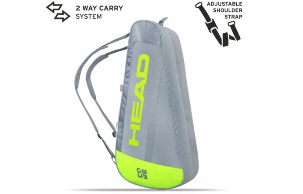 Head Core 6H Combi (Grey/Neon Yellow)