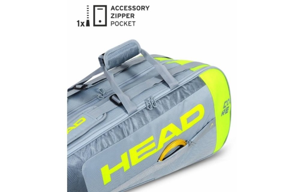 Head Core 6H Combi (Grey/Neon Yellow)