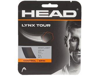 Head Lynx Tour 16 Tennis String (Black)