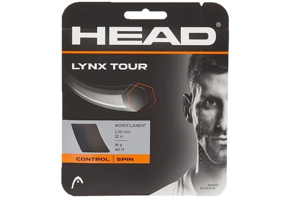 Head Lynx Touch 16 Tennis String Reel (Black)