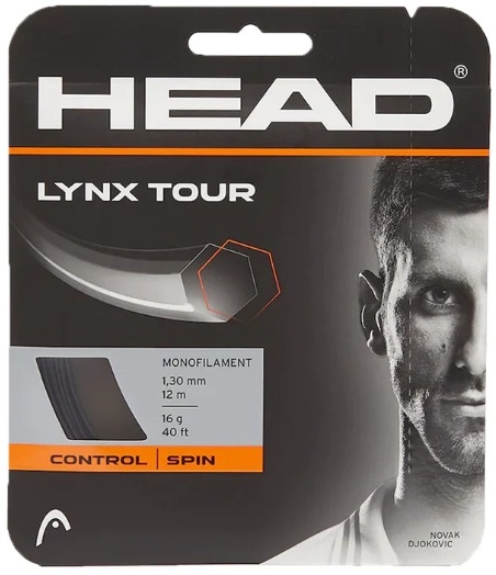 Head Lynx Tour 16 Tennis String (Black)