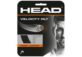Head Velocity MLT 16 Tennis String (Black)