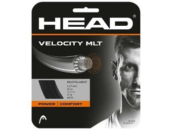 Head Velocity MLT 17 Tennis String (Black)