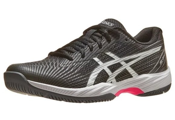 Asics Gel Game 9 Men's Tennis Shoe (Black/Hot Pink)