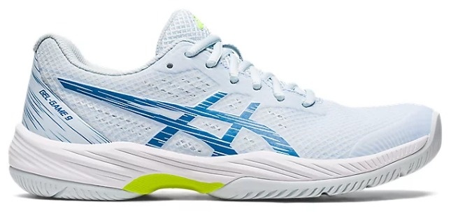 Asics Gel-Game 9 Women's Tennis Shoe (Sky/Reborn Blue)