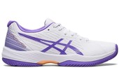 Asics Solution Swift FF Women's Tennis Shoe (White/Amethyst)