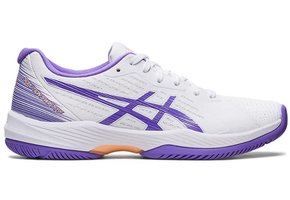 Asics Solution Swift FF Women's Tennis Shoe (White/Amethyst)
