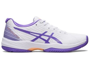 Asics Solution Swift FF Women's Tennis Shoe (White/Amethyst)