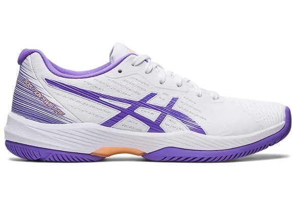 Asics Solution Swift FF Women's Tennis Shoe (White/Amethyst)