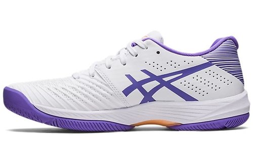Asics Solution Swift FF Women's Tennis Shoe (White/Amethyst)