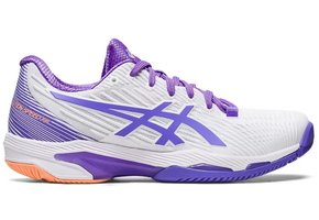 Asics Solution Speed FF 2 Women's Tennis Shoe (White/Amethyst)