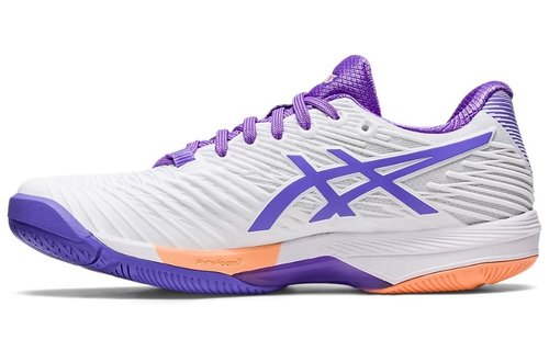 Asics Solution Speed FF 2 Women's Tennis Shoe (White/Amethyst)