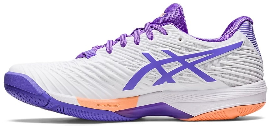 Asics Solution Speed FF 2 Women's Tennis Shoe (White/Amethyst)