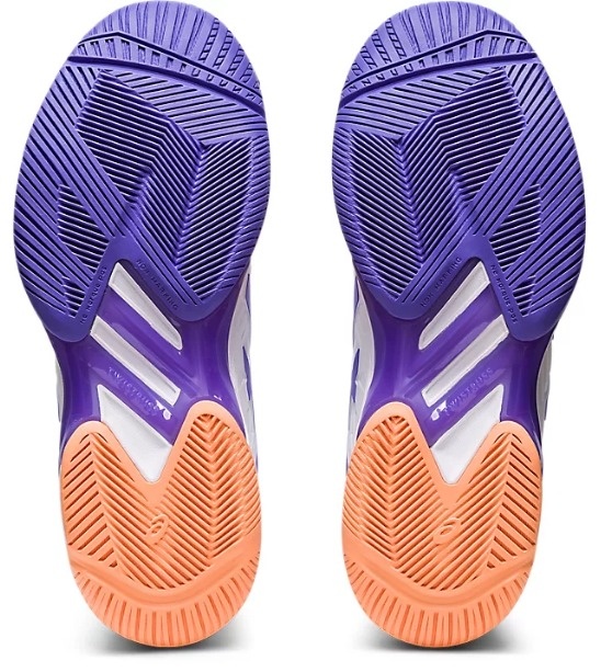 Asics Solution Speed FF 2 Women's Tennis Shoe (White/Amethyst)