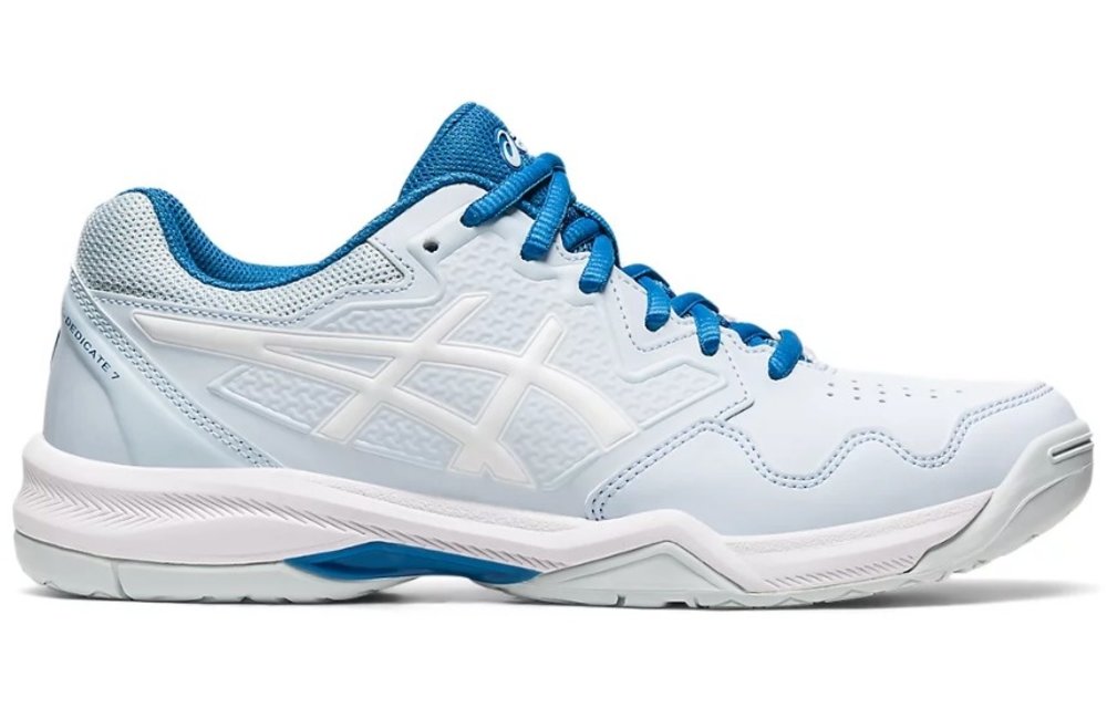 Asics Gel-Dedicate 7 Women's Tennis Shoe (Sky/White)
