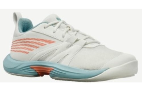 K-Swiss SpeedTrack Junior Tennis Shoe (White/Silver)