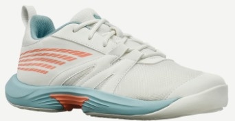 K-Swiss SpeedTrack Junior Tennis Shoe (White/Silver)