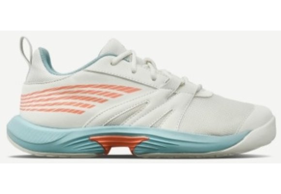 K-Swiss SpeedTrack Junior Tennis Shoe (White/Silver)