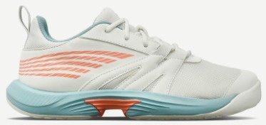 K-Swiss SpeedTrack Junior Tennis Shoe (White/Silver)