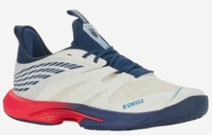 K-Swiss SpeedTrac Men's Tennis Shoe (White/Blue)