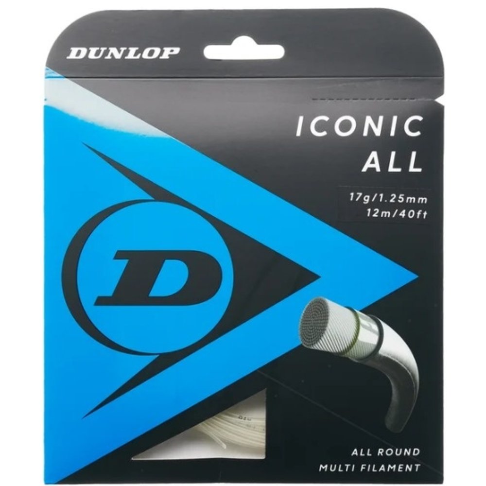 Dunlop Iconic All 17 G Tennis String (Natural) - MatchpointStore.com