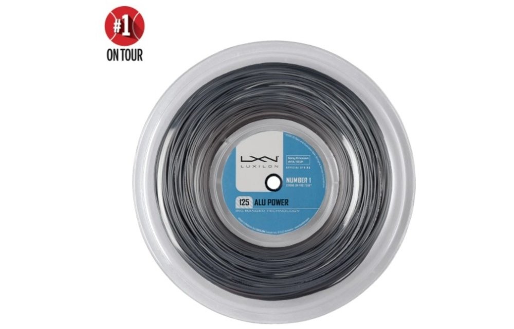Luxilon ALU Power 16L Tennis String Reel (Silver) 