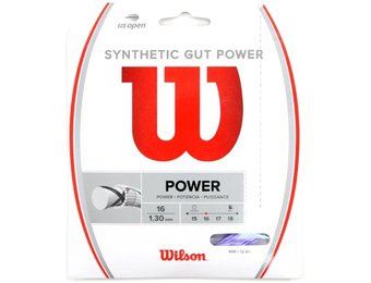 Wilson Synthetic Gut Power 16G Tennis String (Purple)