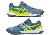 Asics Gel Resolution 9 GS Junior Tennis Shoe (Blue/Green)