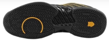 K-Swiss Hypercourt Express 2 Men's Tennis Shoe (Black/Amber)