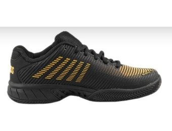 K-Swiss Hypercourt Express 2 Men's Tennis Shoe (Black/Amber)