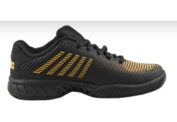 K-Swiss Hypercourt Express 2 Men's Tennis Shoe (Black/Amber)