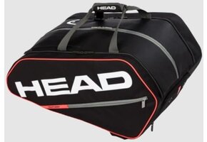 Head Tour Pickleball Supercombi 10 Pack Paddle Bag (Black/Orange)